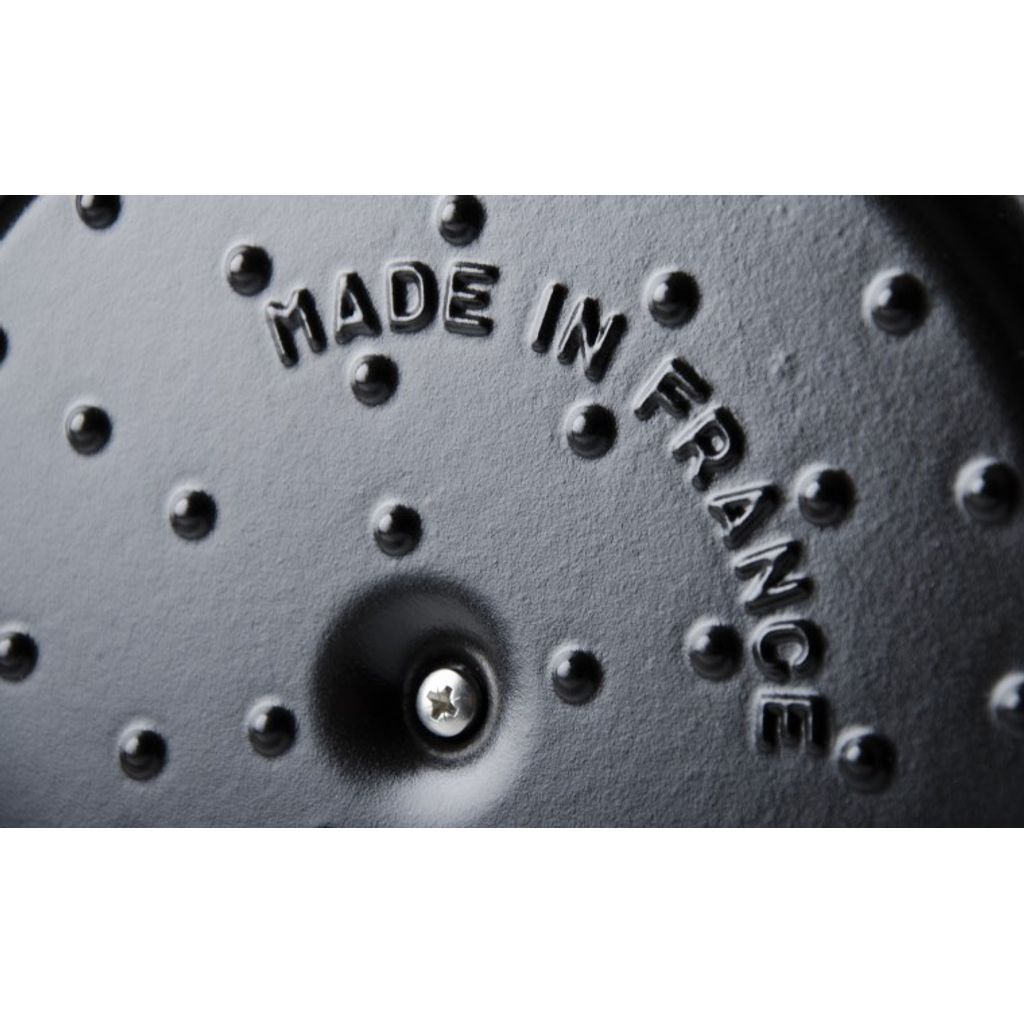 Cocotte en fonte ronde 20 cm noir mat - Visuel 3